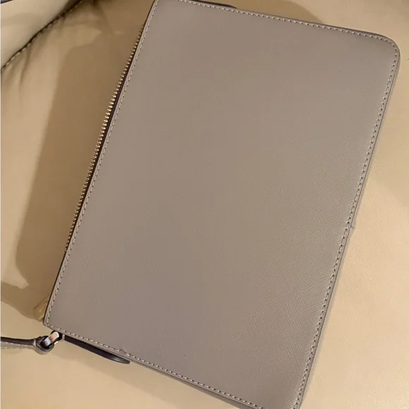 Kate Spade New York Rory Crossbody Bag in gray saffiano leather - Picture 8 of 11